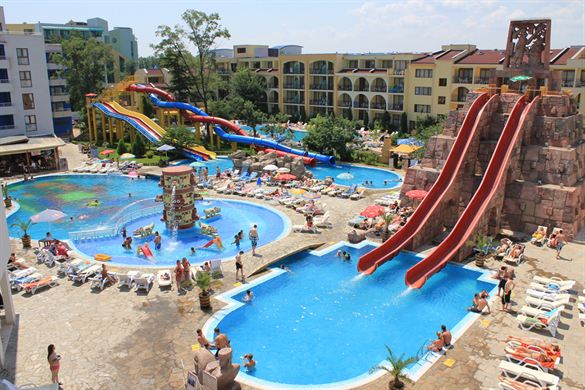 Leuk waterpark bij hotel in Bulgarije