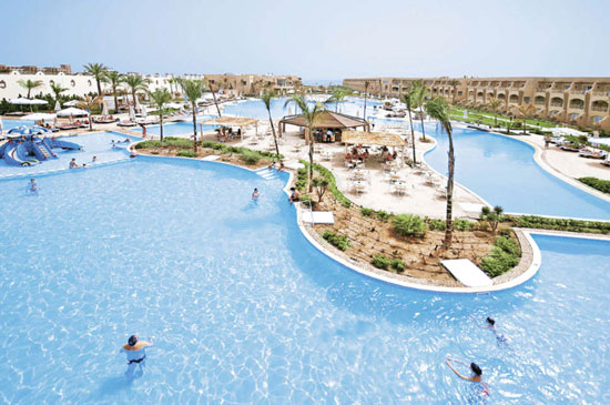 Vakantie Egypte met groot zwembad