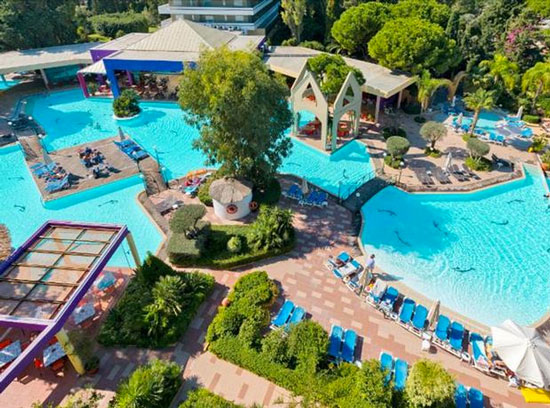 Hotel op Rhodos met groot zwembad
