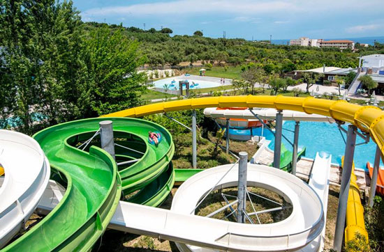 Hotel met aquapark in Griekenland