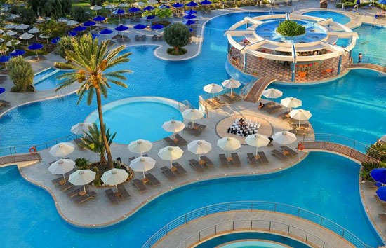 Hotel met privé zwembad op Rhodos