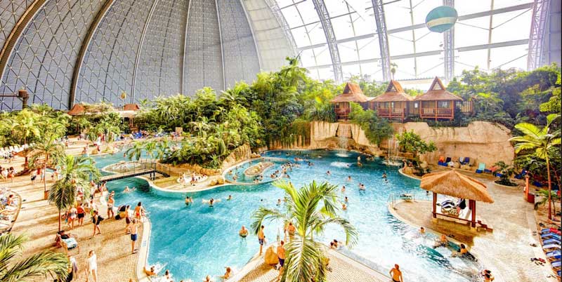 Grootste subtropische zwembad ter wereld vind je dichtbij Berlijn