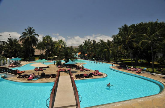 Hotel met grootste zwembad van Kenia