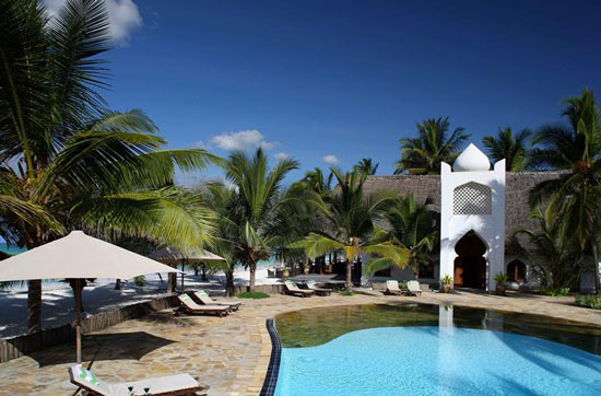 Vakantie met infinity pool op Zanzibar