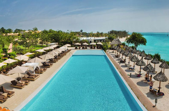 Luxe hotel Zanzibar met groot zwembad