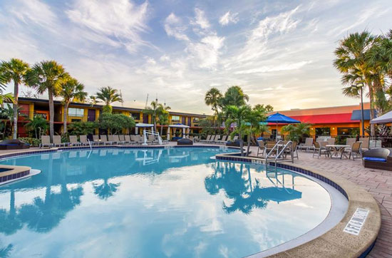 aquapark bij leuk hotel in Florida