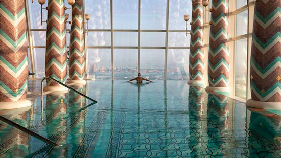 Luxe resort Dubai met zwembad