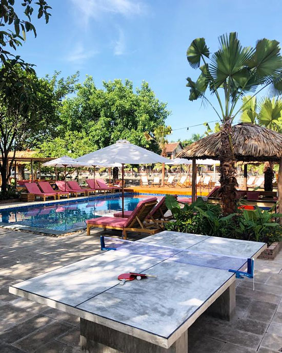 Hostel met zwembad Vietnam