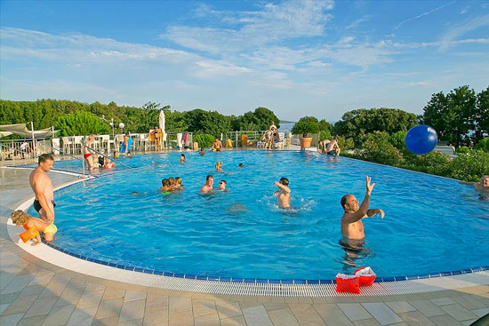 Infinity pool in Kroatie