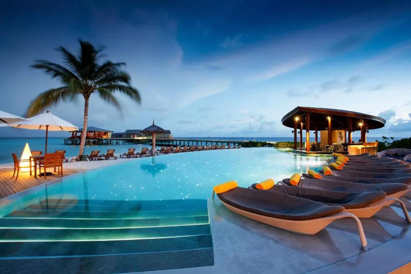 20 luxe resorts met zwembad ter wereld