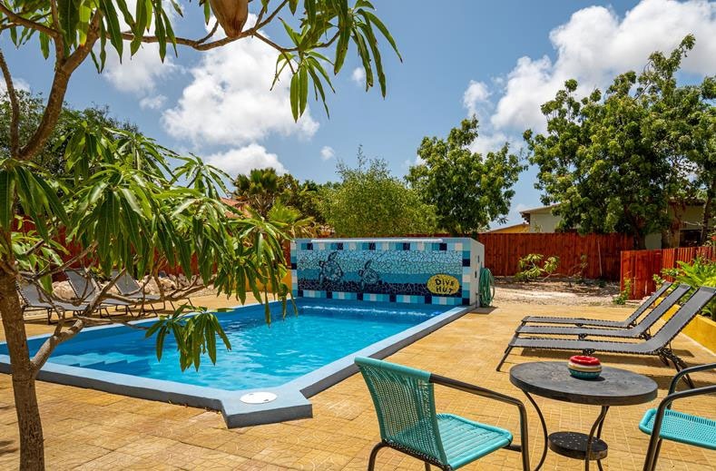 mooi hotel op Bonaire