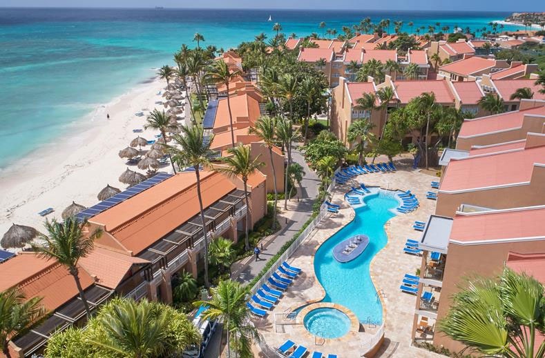 mooi hotel op Aruba