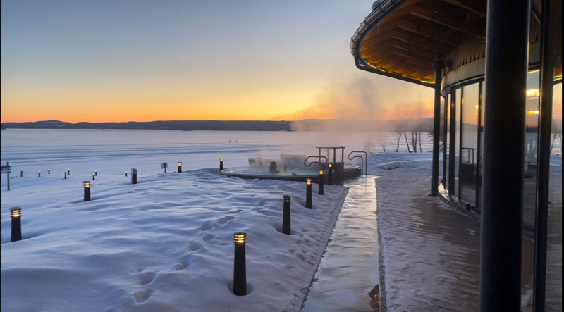 Mooi hotel in Nurmes met groot zwembad & spa in Finland