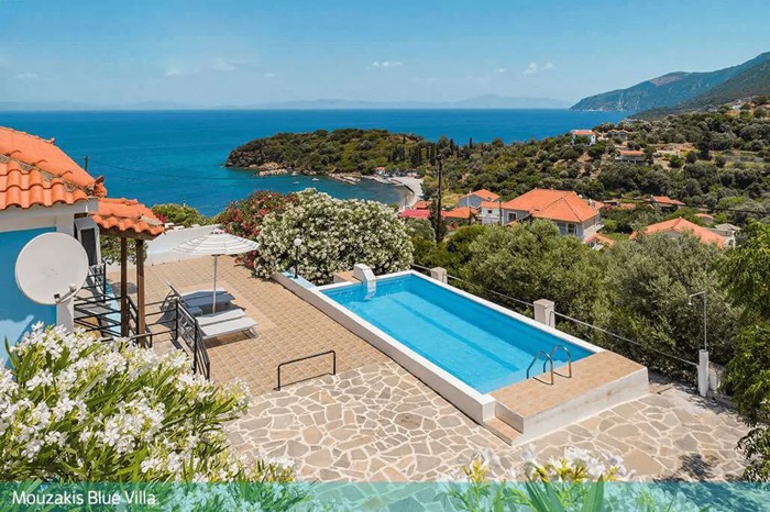 Top 5 vakantiehuizen met privé zwembad in Griekenland