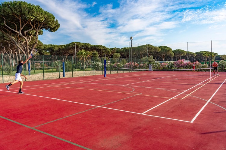 Tennis bij Camping Roma Capitol